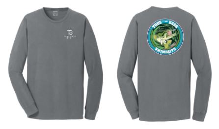 Soft Long Sleeve Gray Shirt - True Bass Fishing
